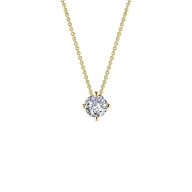 1.0 CTW Solitaire Necklace
