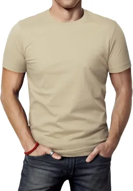 H2H Mens Casual Slim Fit Short Sleeve T-Shirts Soft Lightweight V-Neck/Crew-Neck Size XS to 3XL
