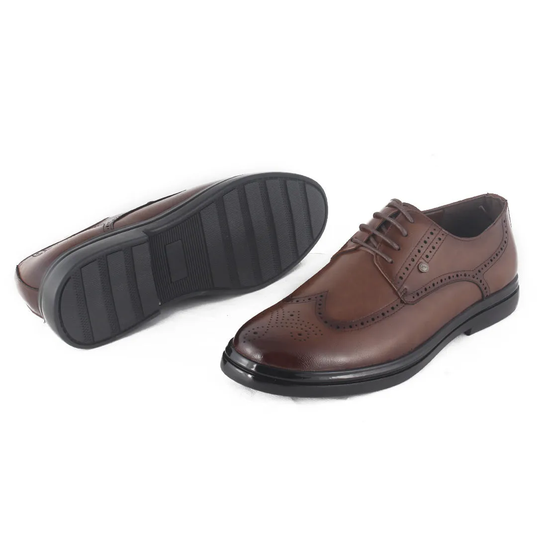 "MEN'S  Casual Shoes / action leather/ brown" -8282